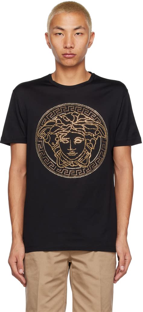 versace collection t-shirt heren|versace collection t shirt medusa.